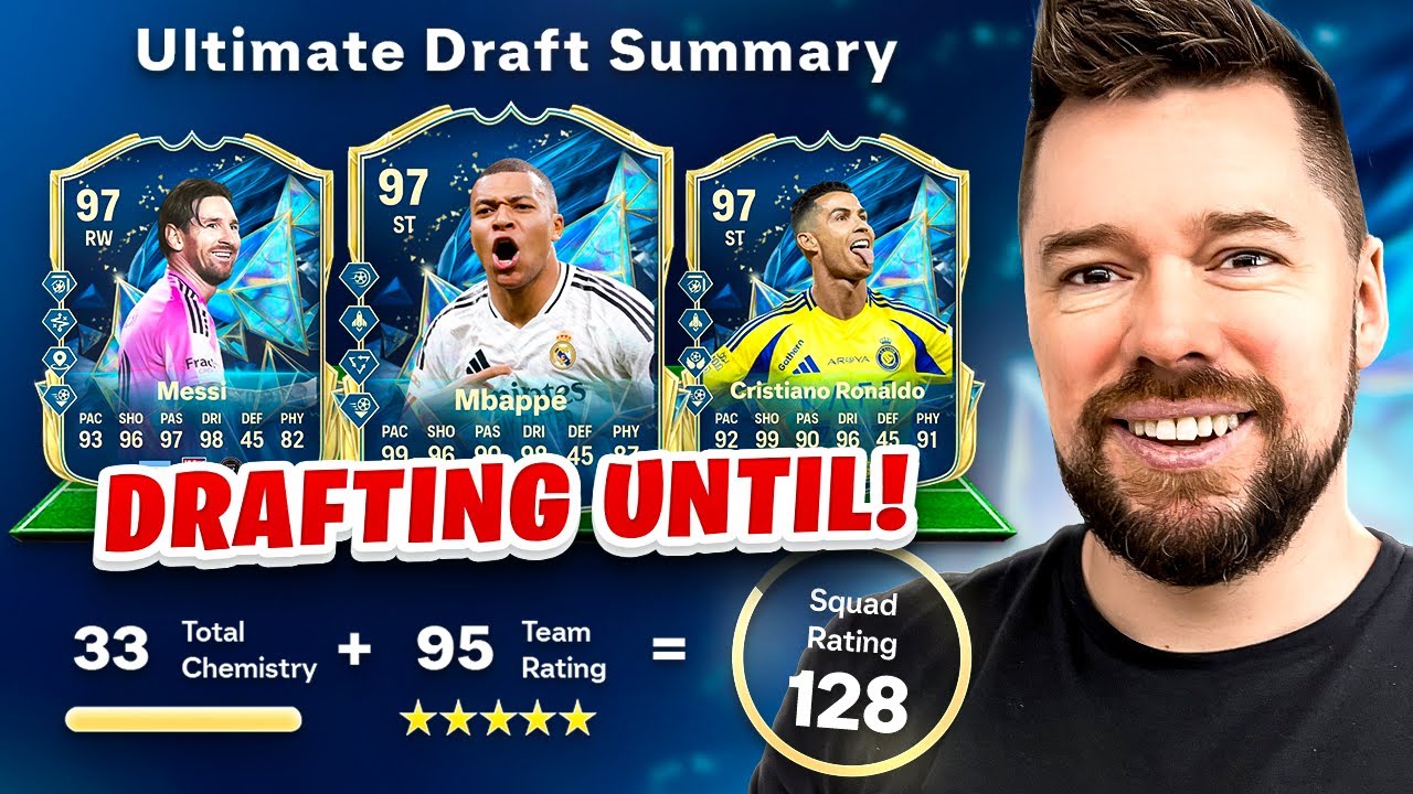 Drafting UNTIL 128 FUT Draft! 😍😍