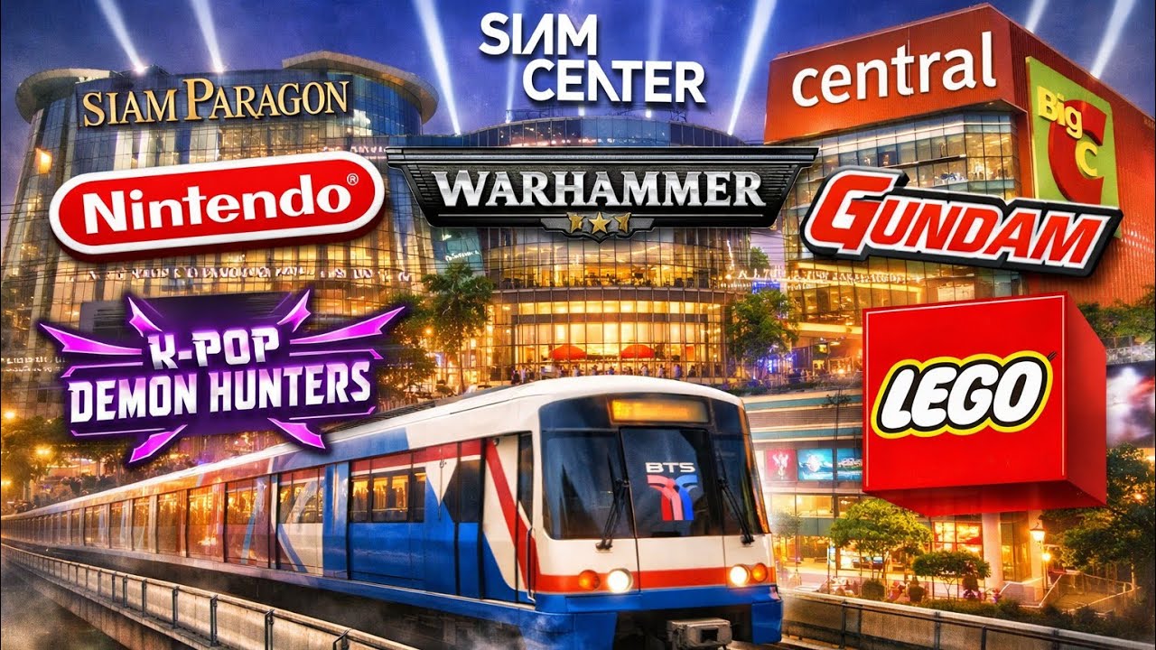 Mall Hopping Siam Paragon, Siam Center, Central & Big C | Nintendo & K-Pop Demon Hunters