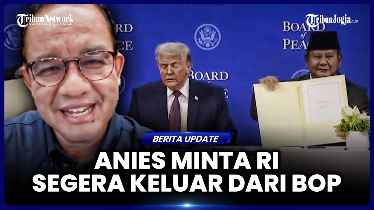 ANIES PERTANYAKAN INDONESIA MASIH ANGGOTA BOP MESKI AS SERANG IRAN: IKUT LEGITIMASI KETIDAKADILAN?