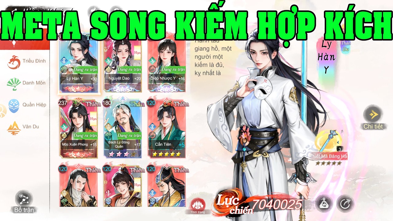 Thiếu Niên Ca Hành: Khởi Động Update Meta Song Kiếm Hợp Bích Những Điều Cần Biệt