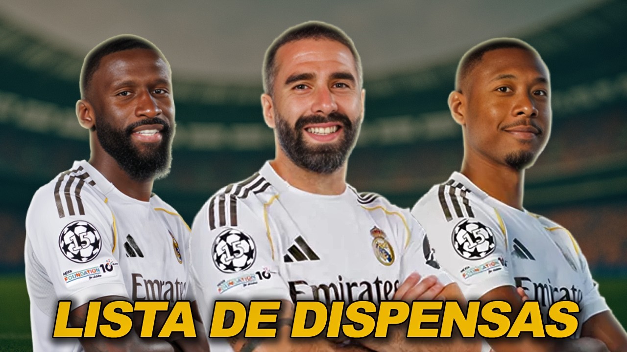 OLHA A LISTA DE DISPENSAS DO REAL MADRID PARA A PRÓXIMA TEMPORADA!