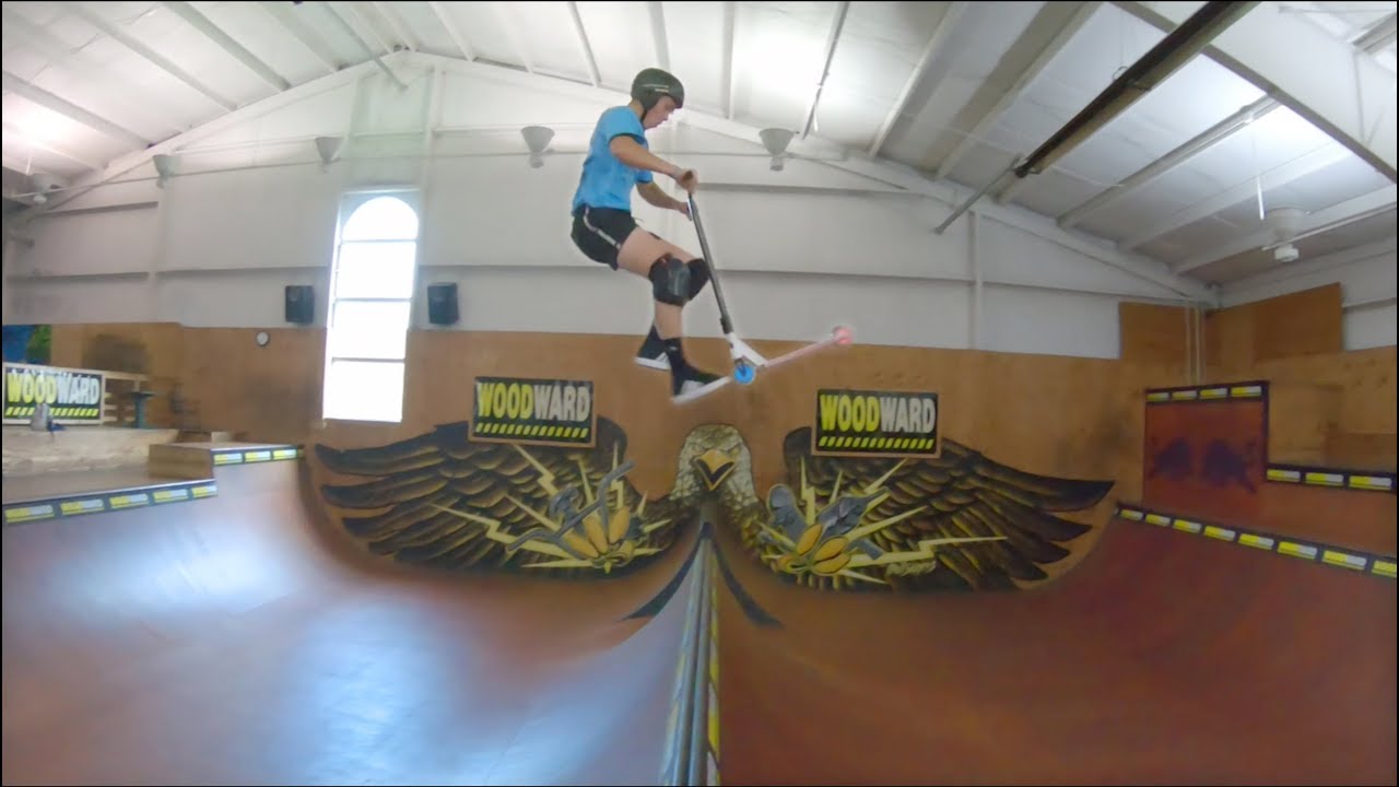 training for worlds at camp woodward