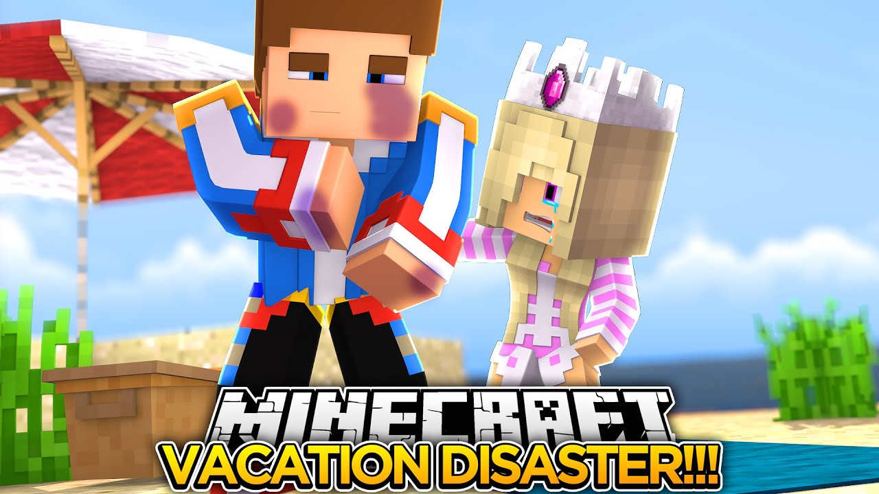 VACATION DISASTER w/ LITTLE DONNY!!!- Minecraft - Baby Leah Adventures.