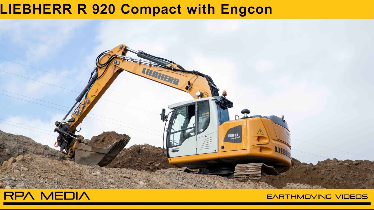 Liebherr R920 Compact with Engcon
