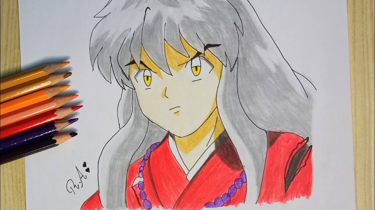 رسم انيوشا خطوة بخطوة للمبتدئين