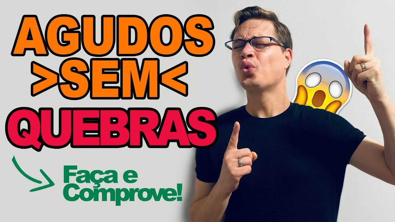 CANTE NOTAS AGUDAS JÁ! 2 EXERCÍCIOS PARA VOZ MISTA