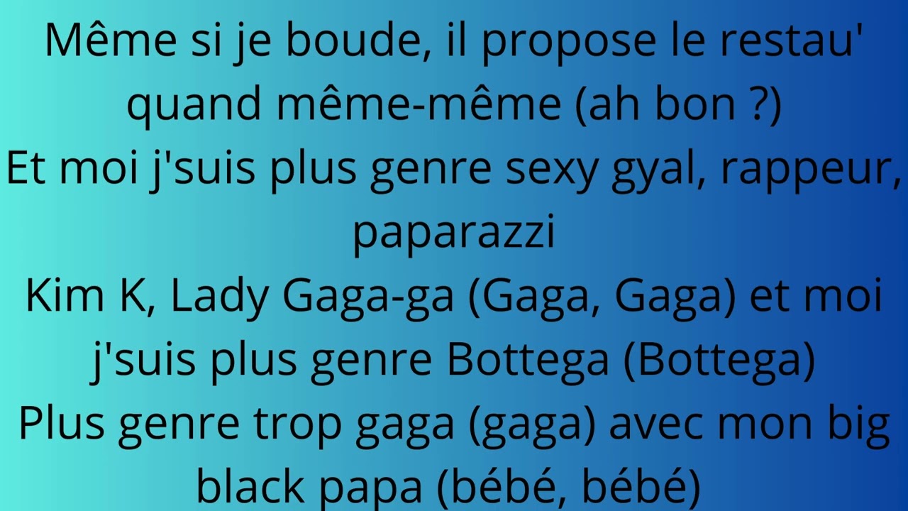 Gims Théodora Spa (parole)