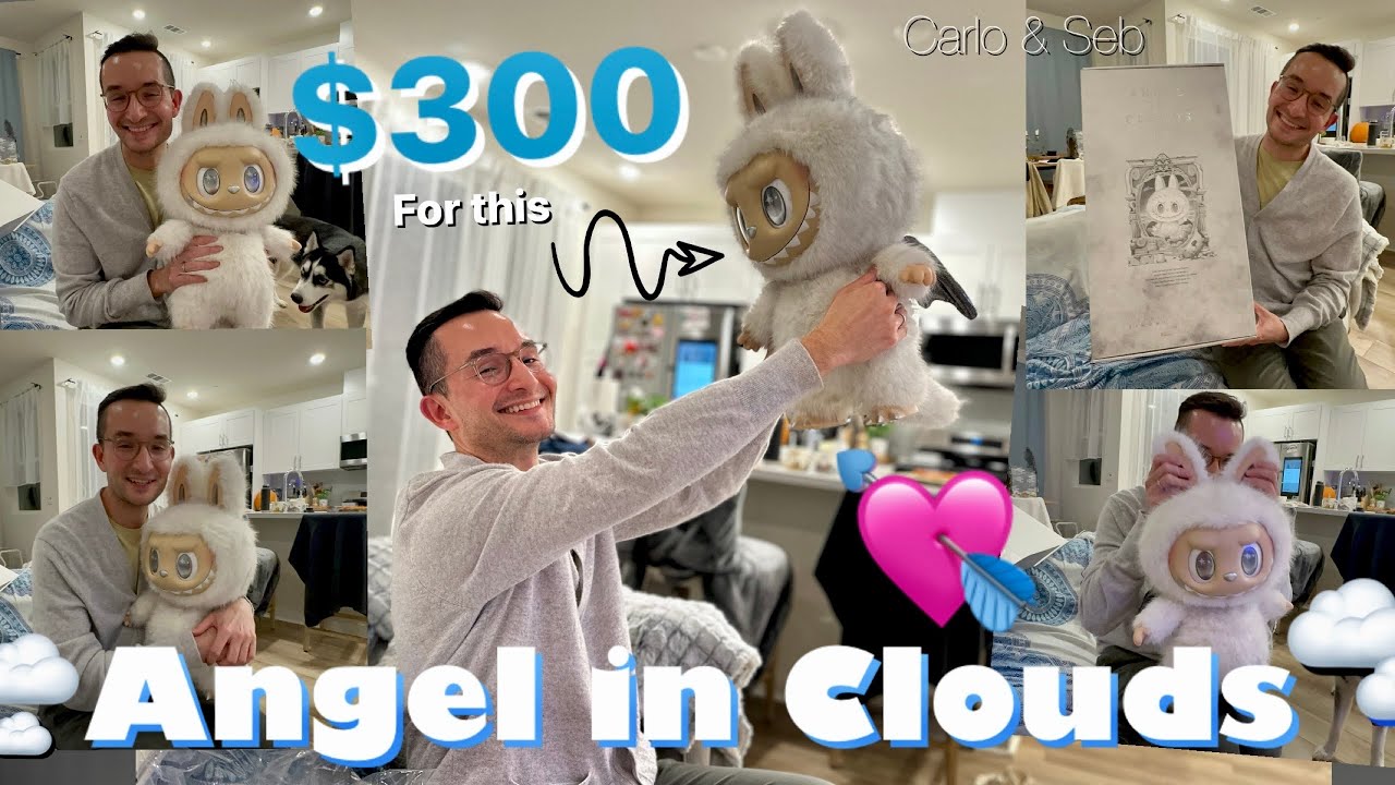 My Surprise Valentine’s Gift Was A LABUBU Monster: Angel in Clouds | Carlo&Seb