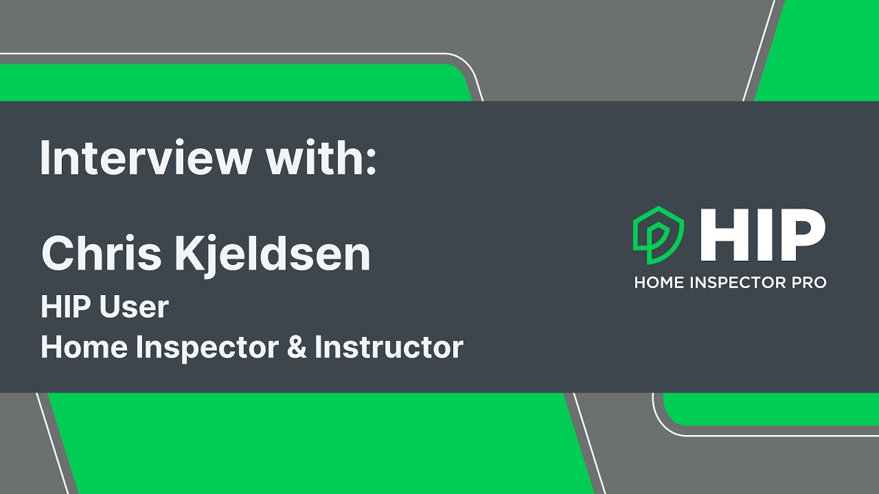 Home Inspector Pro Customer Testimonial - Chris Kjeldsen