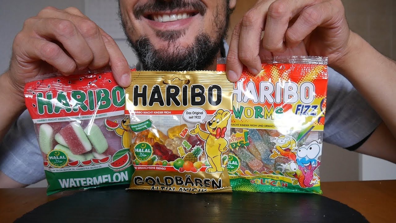 ASMR Deutsch – HALAL Haribo Gummibärchen Test -  Genauso gut?