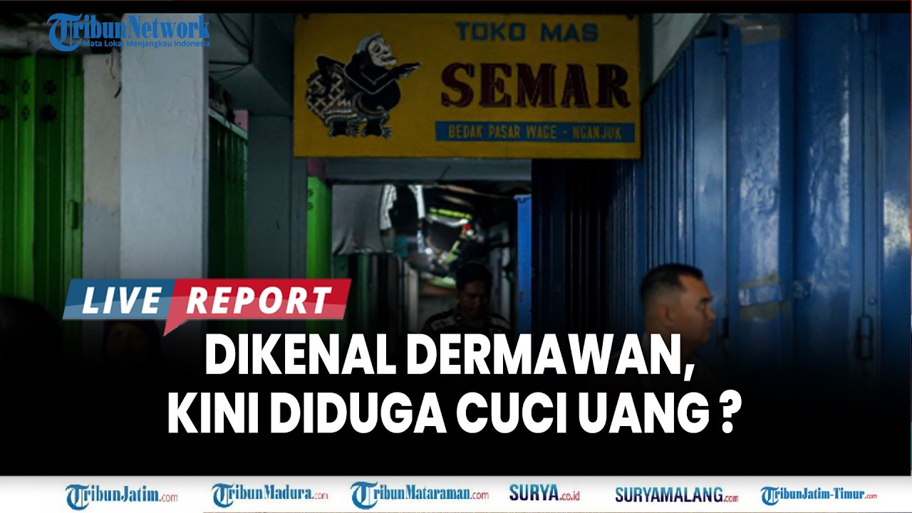 🔴SOSOK BOS TOKO EMAS SEMAR NGANJUK, Dikenal Dermawan Bantu Kampung Tapi Diduga Cuci Uang