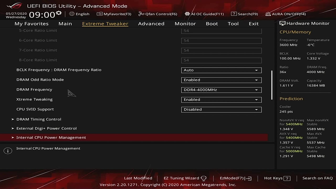 ASUS Maximus XI APEX BIOS walkthrough
