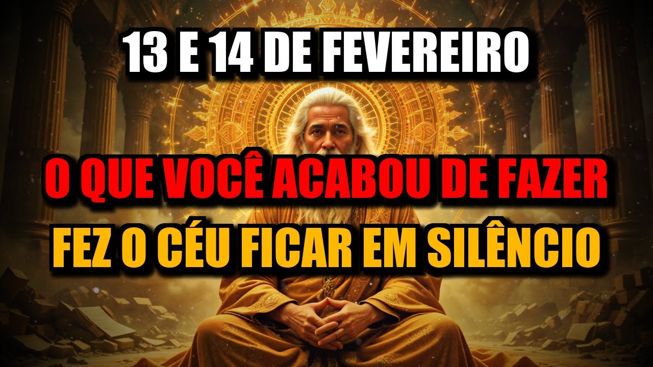 Escolhidos 13 e 14 Fevereiro, O Que Você Fez Deixou Céu em Choque Seu Avanço Vem Agora