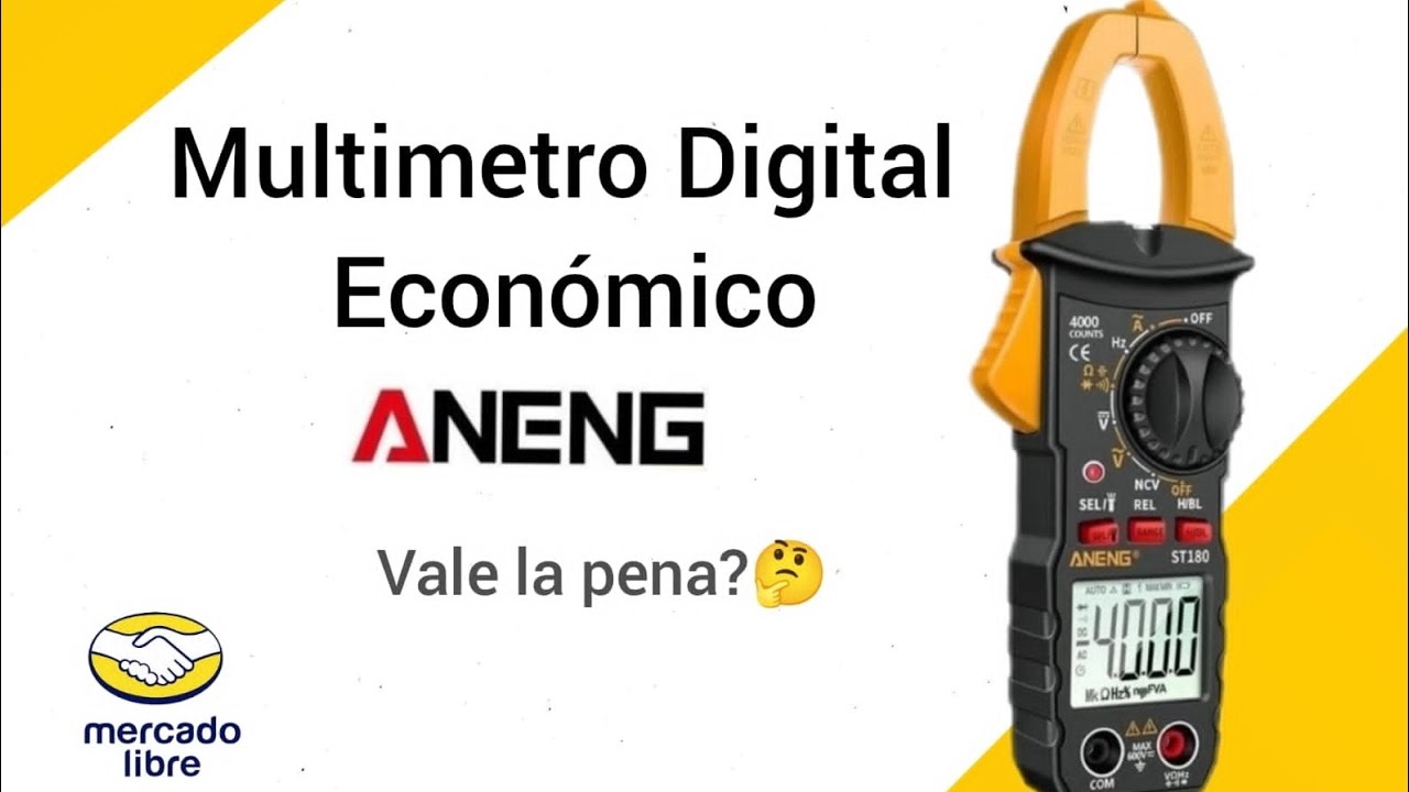Multimetro digital aneng modelo st180