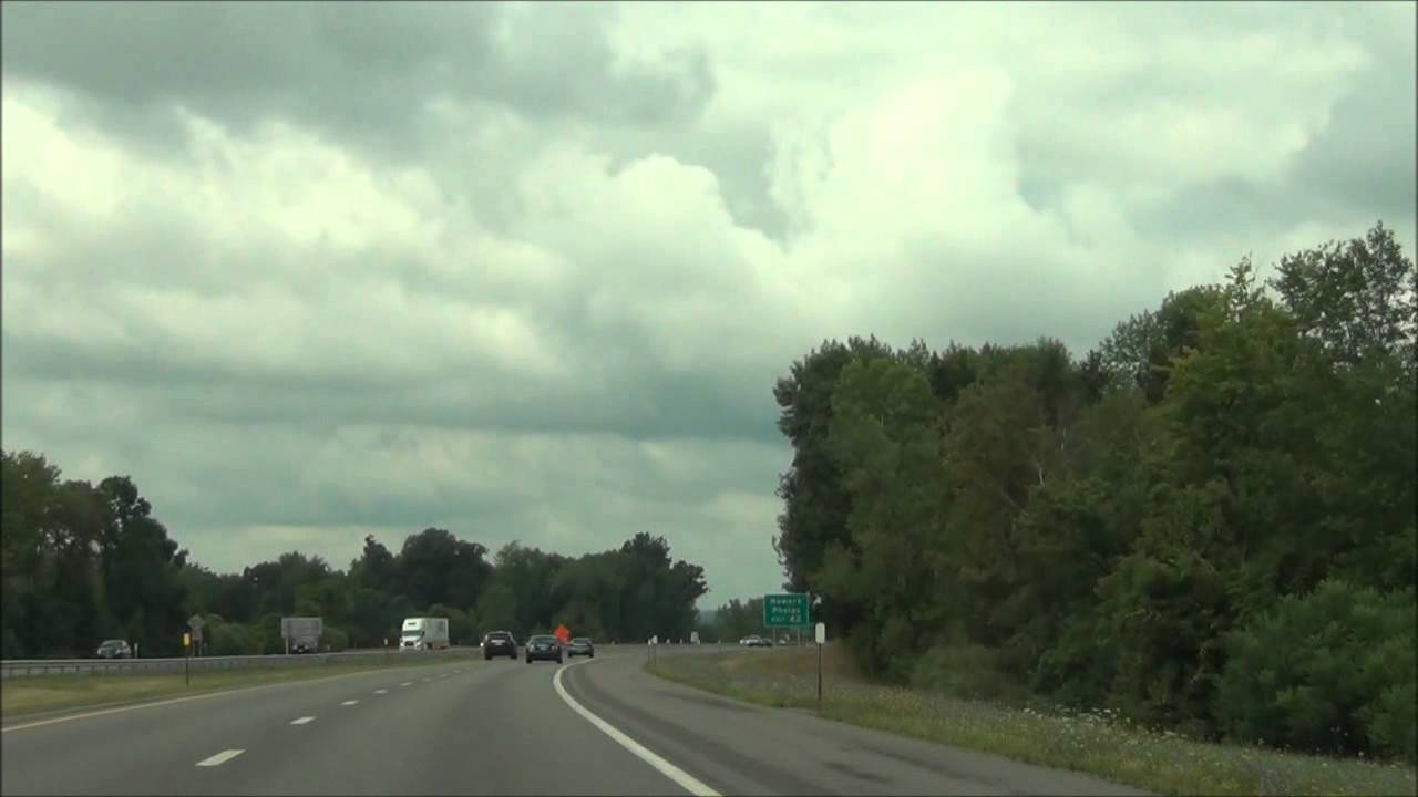 New York - Interstate 90 West (NYS Thruway) - Mile Marker 320-330 (7/27/12)