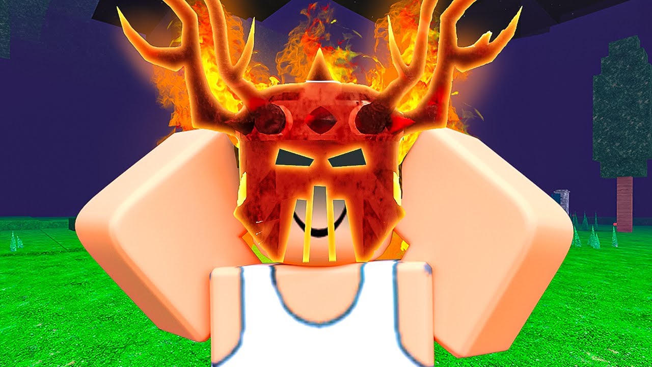 Using The INFERNAL HELMET! (99 Nights in The Forest)