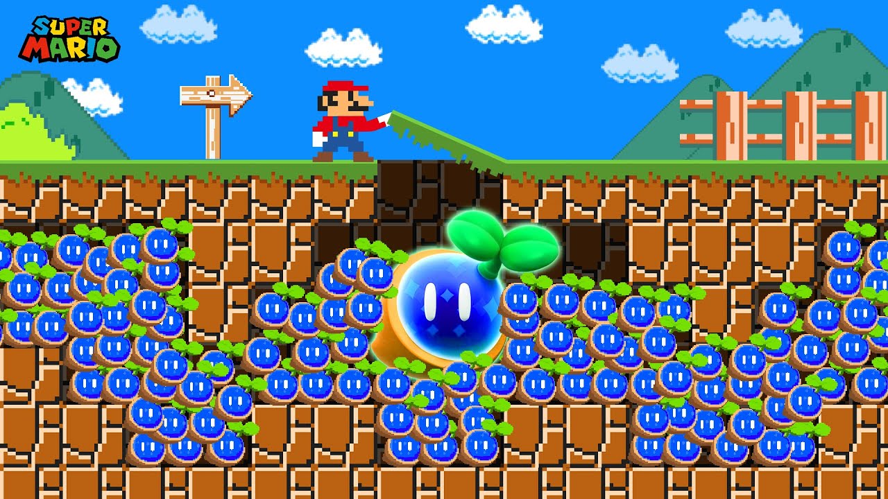 Mario Became IMMORTAL with Unlimited Wonder Seeds in Super Mario Bros.