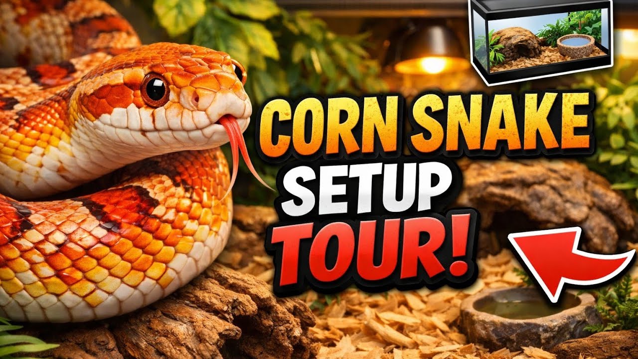Corn Snake Enclosure Tour