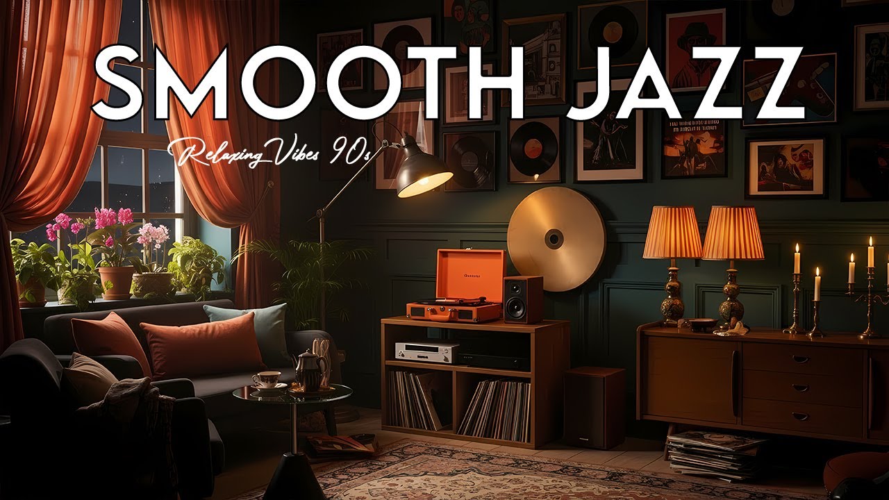Smooth Jazz 90s Radio 🎷 Soulful Night Sax Instrumental