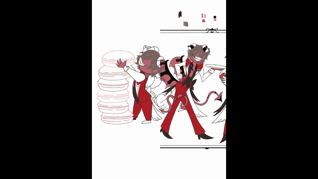 hazbin hotel i miei ocs in versione chibi 
