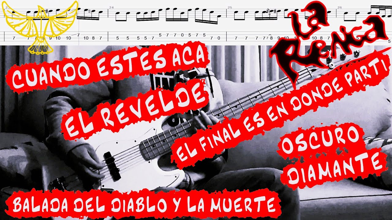 LA RENGA - Sus Mejores Temas en el Bajo: TABs Originales + Cover de Bajo | @larenga