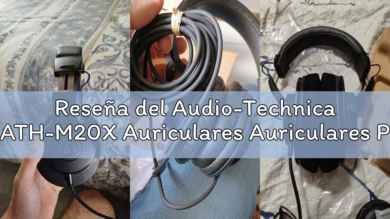 Reseña del Audio-Technica ATH-M20X Auriculares Auriculares Profesionales de Monitoraje Negro