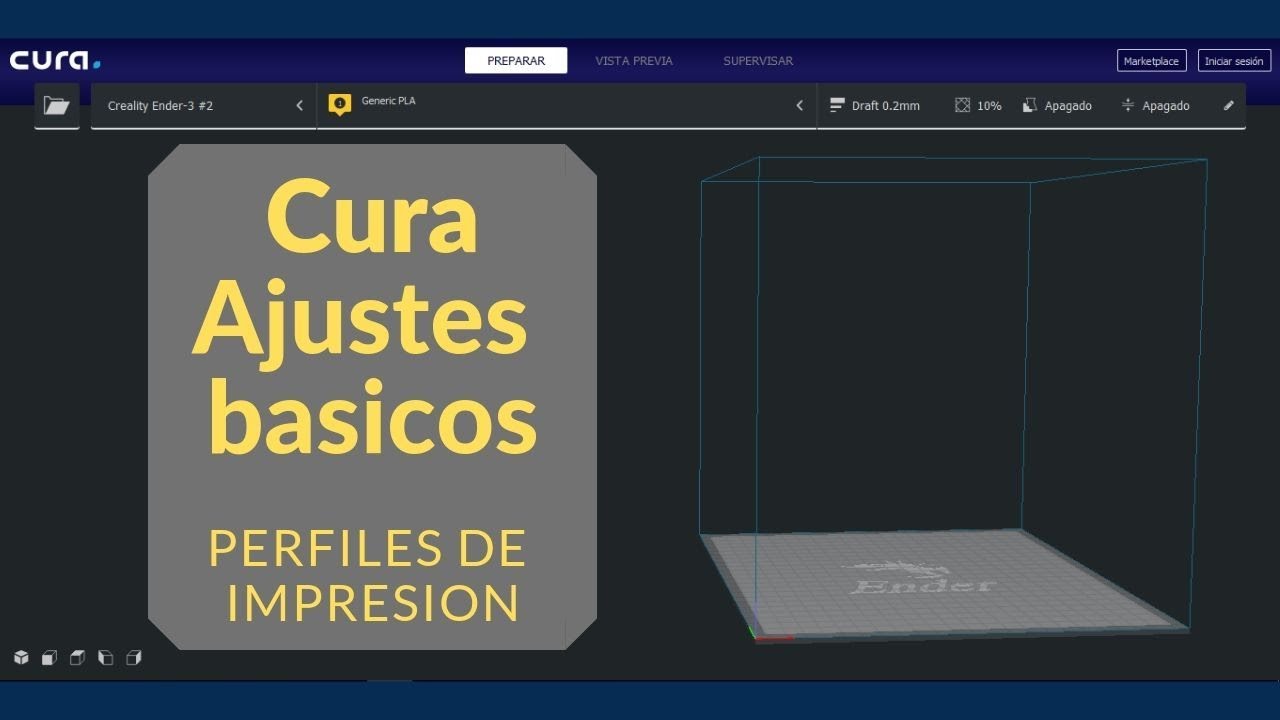 Cura | AJUSTES BÁSICOS | Principiantes (Configuracion de impresion 3d) | Paramentos  y Perfiles
