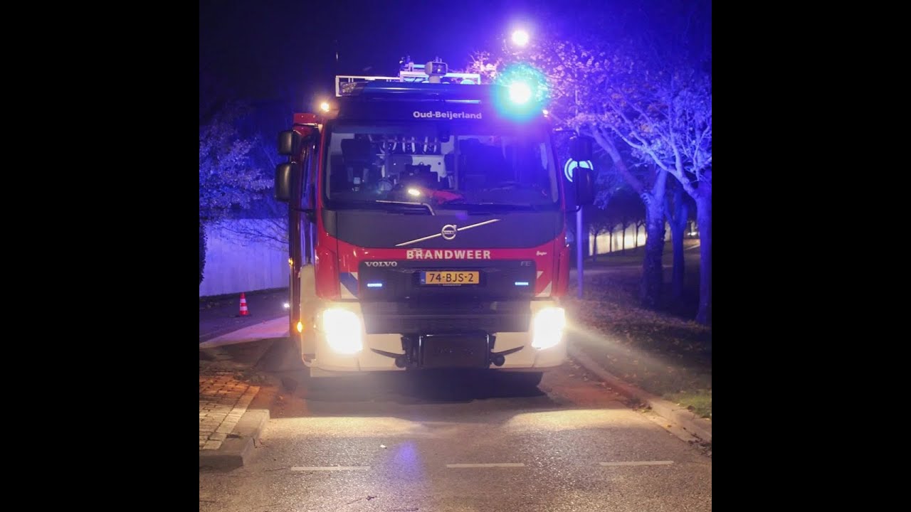vlog 162  Brandweer oefening van brandweer Maasdam Puttershoek