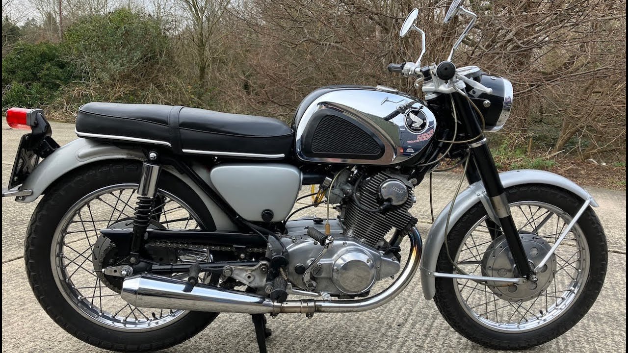 Honda CB77 — осмотр и короткая поездка (классический мотоцикл)