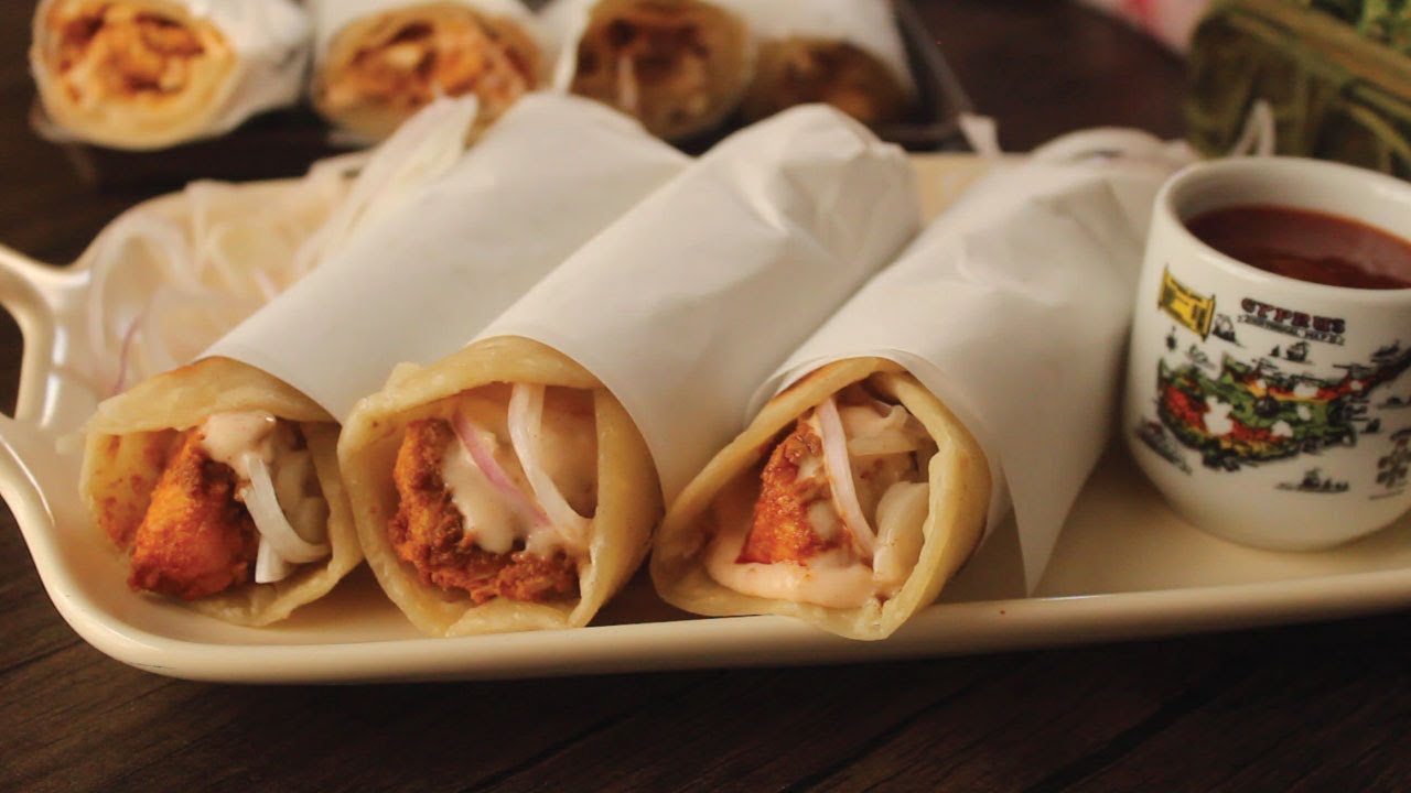 Chicken Garlic Mayo Roll Recipe By Chef Hafsa | Hafsas Kitchen