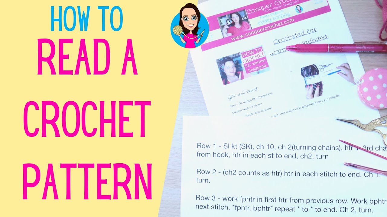 How to Read Written Crochet Patterns - Crochet Tutorial - Step by Step Guide - Beginner Crochet