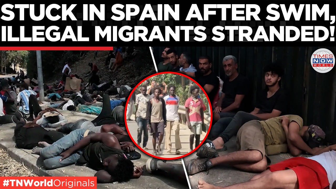 CEUTA MIGRANT CRISIS: Hundreds Left Sleeping Outside Overcrowded Centre | Times Now World