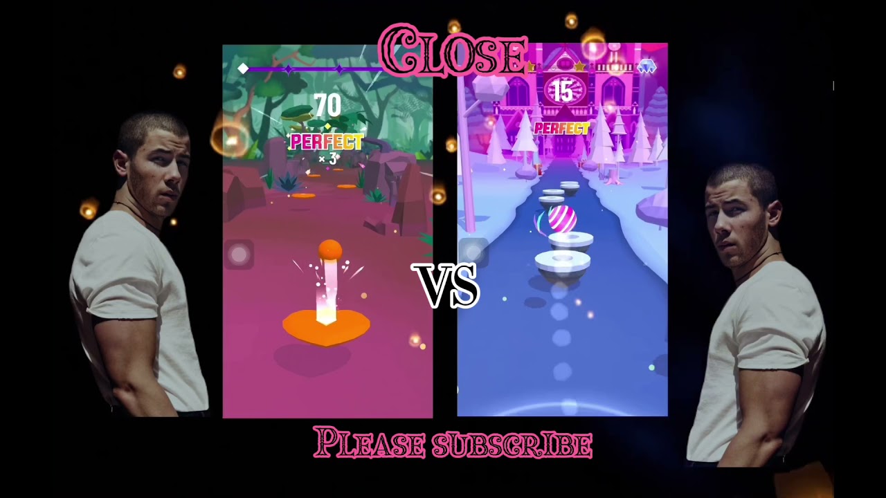 Hop Ball 3D vs Color Hop | Close | Gameplay | E music games