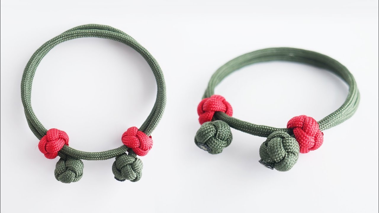 How to Make a Celtic Ranger Knot Adjustable Paracord Bracelet Tutorial | Ranger Bead Celtic Button