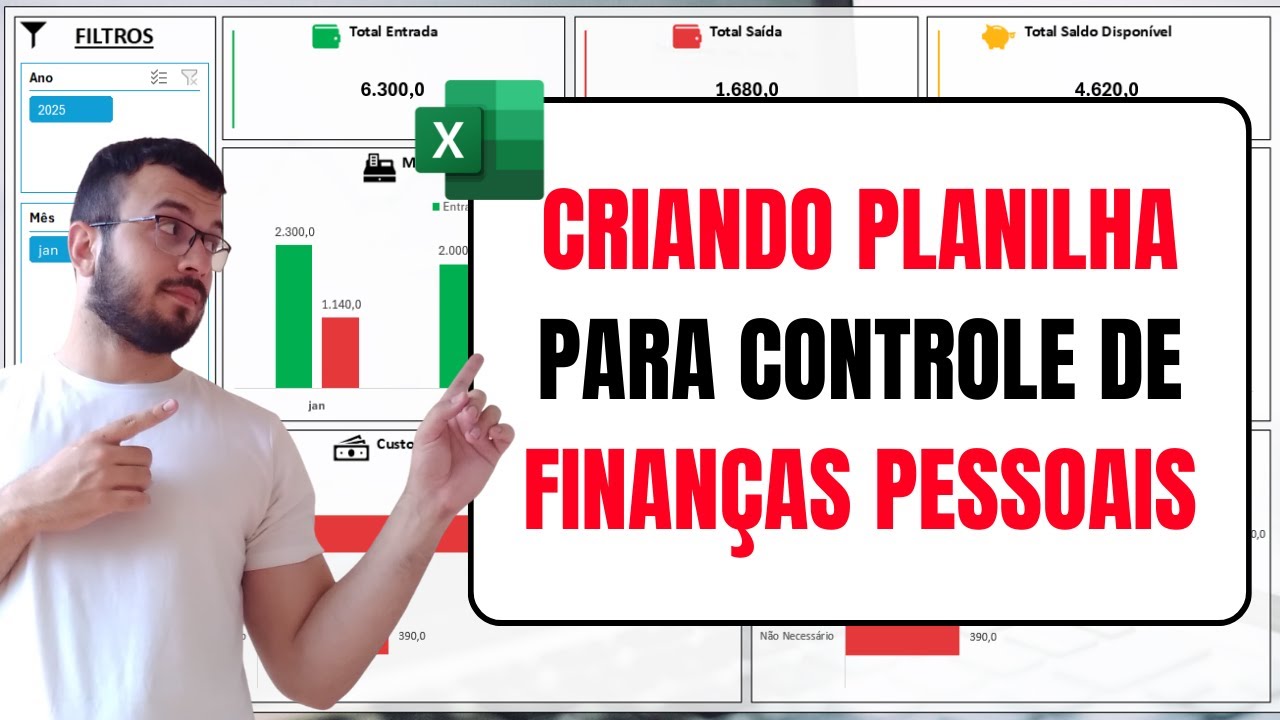 Planilha de Controle Financeiro Pessoal no Excel