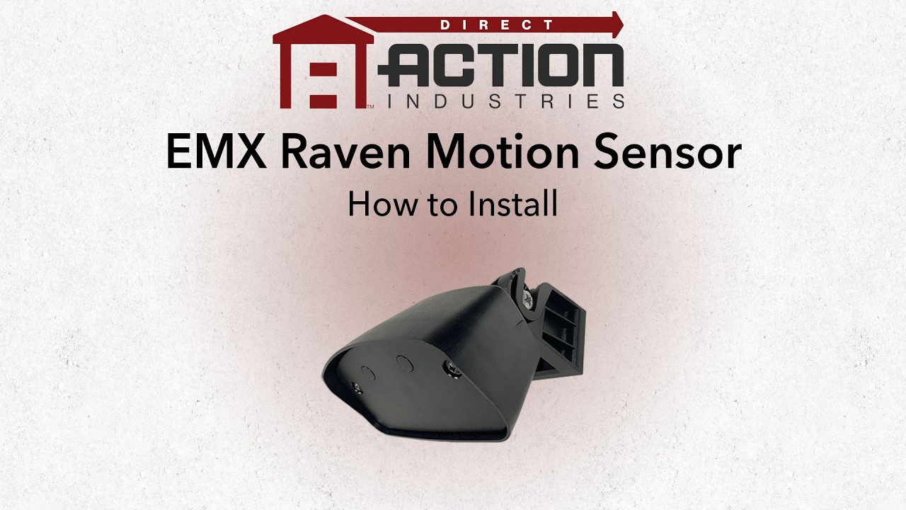 Инструкция по установке датчика движения EMX Raven