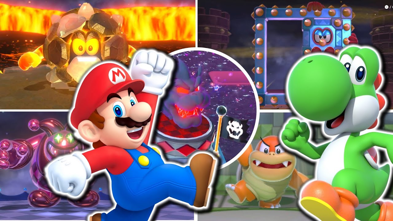 BOSS RUSH Bro and Sis!! Super YOSHI 3D World!! *FULL PLAYTHROUGH!* [World Flower 100%!!] 2-Player