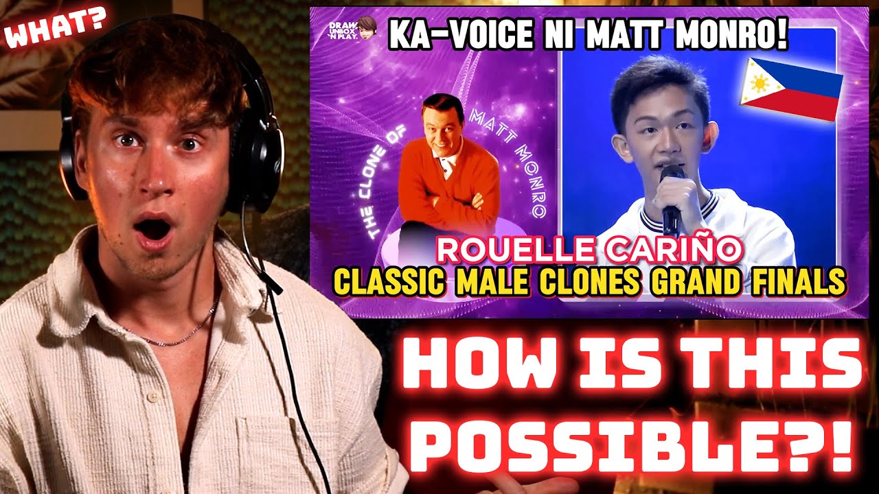 Rouelle Cariño TRANSFORMS Into Matt Monro! 😲 | Classic Male Clones Grand Finals Reaction