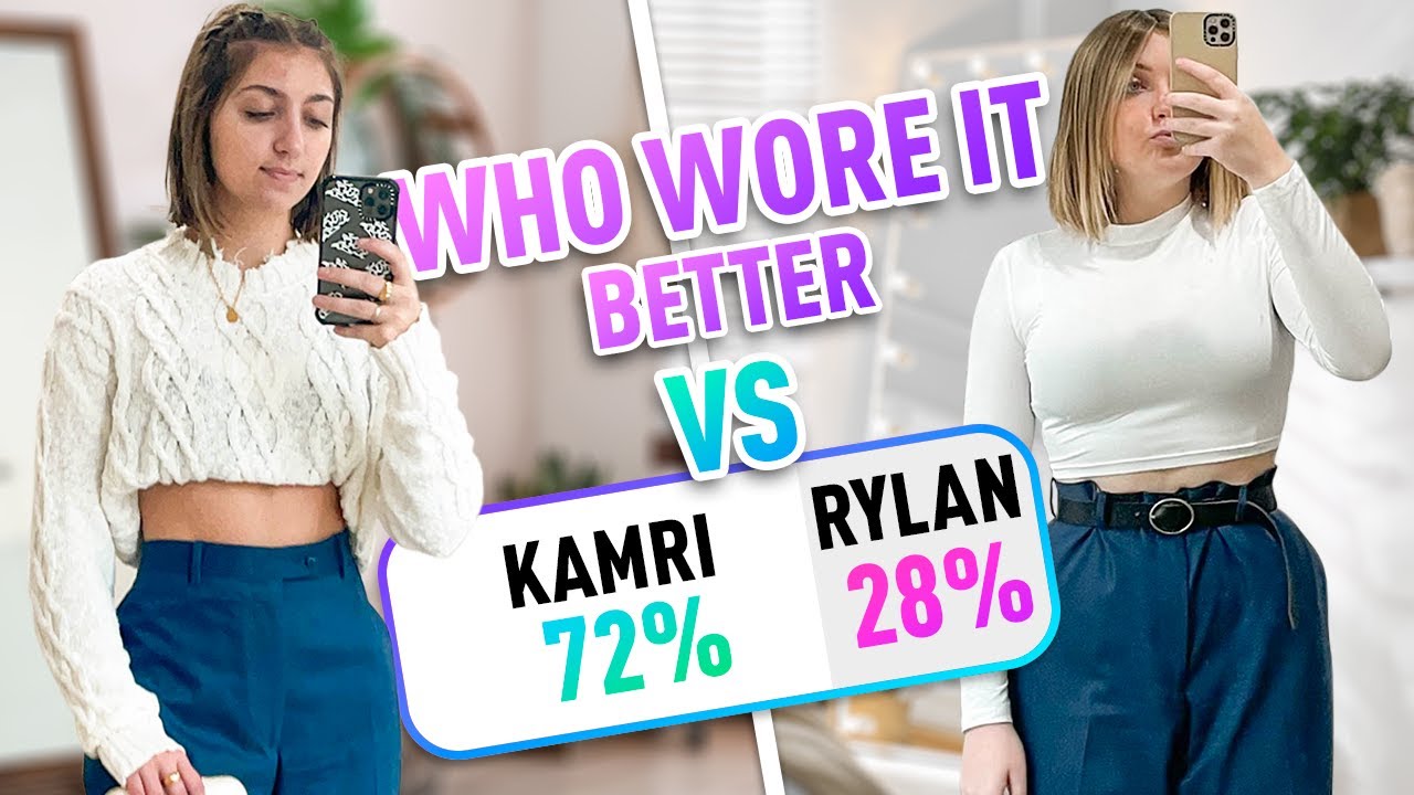 Who Wore It BETTER? (Dad's Closet Edition) | WWIB with Rylan & KamriNoel