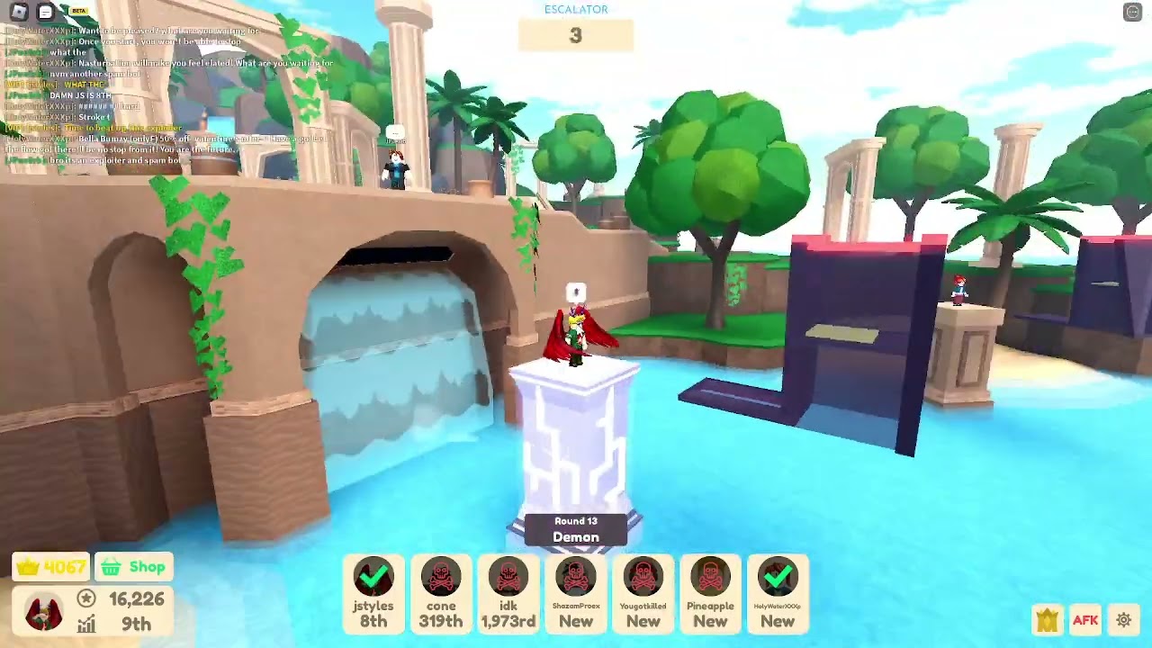 Obby Royale - Cringe Hacker Gets TROLLED