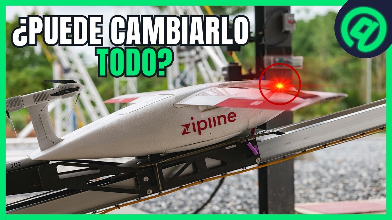 Este DRON puede CAMBIARLO TODO ¡Zipline!