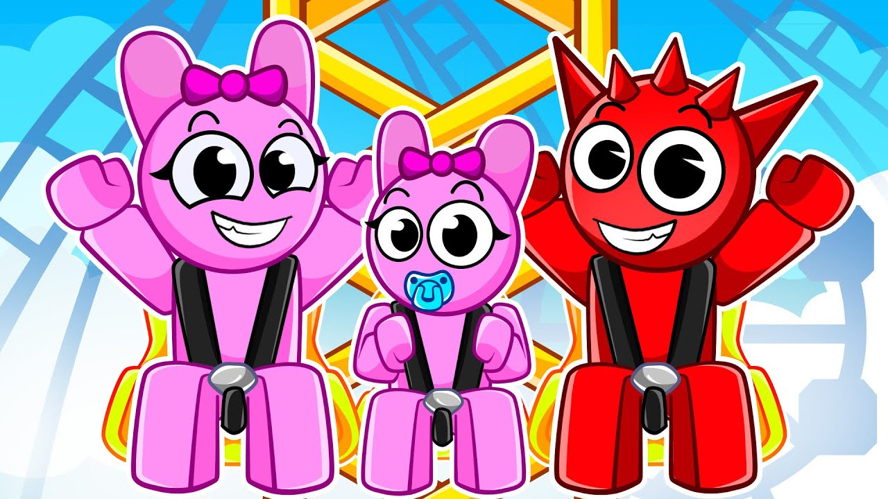 FAMILIA SPRUNKI VISITA O PARQUE!!
