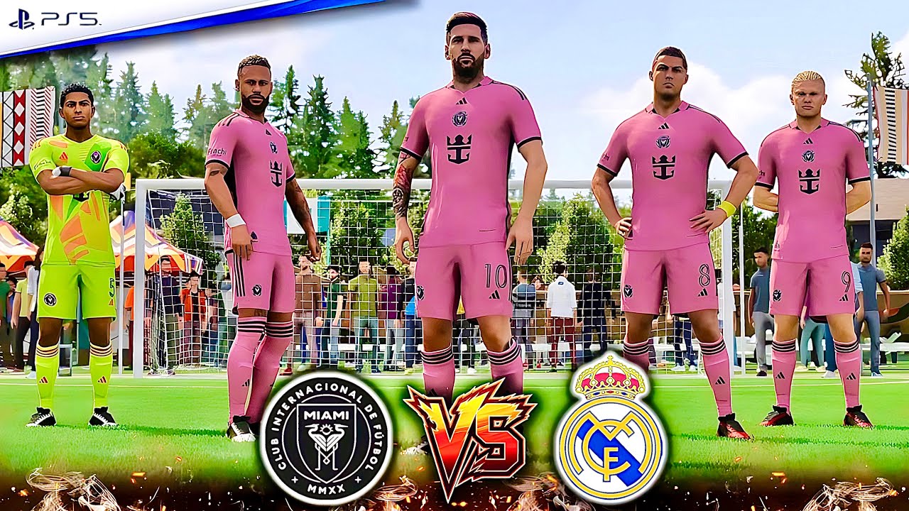 FIFA VOLTA - MESSI, RONALDO, NEYMAR, VINI JR, MBAPPE ALL STARS | INTER MIAMI VS REAL MADRID I PS5