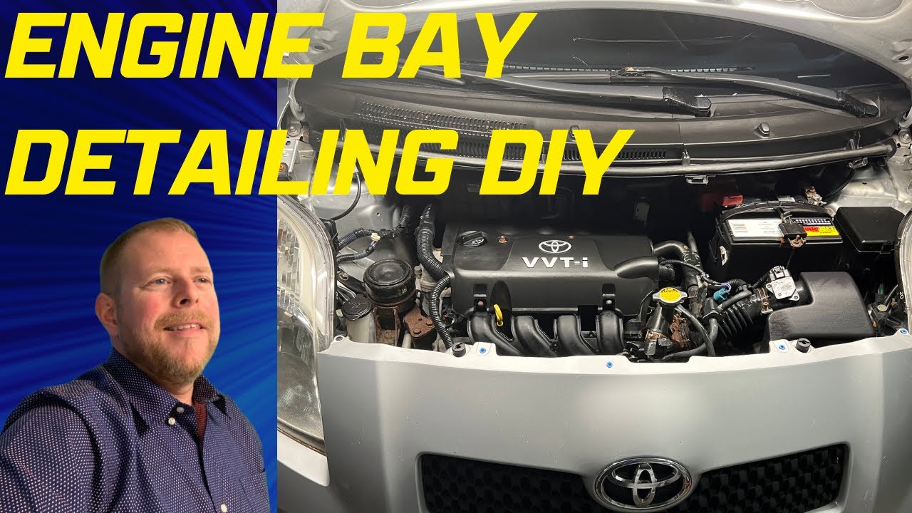 Under hood detailing DIY demonstration tutorial
