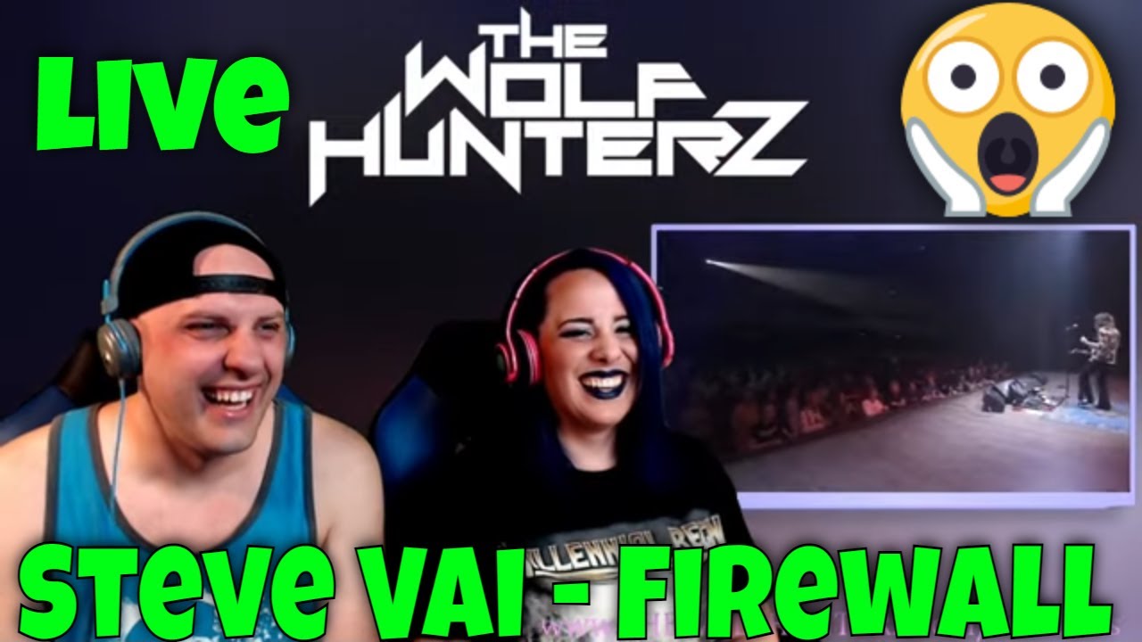 Steve Vai - Firewall [With Band Intro] THE WOLF HUNTERZ Reactions