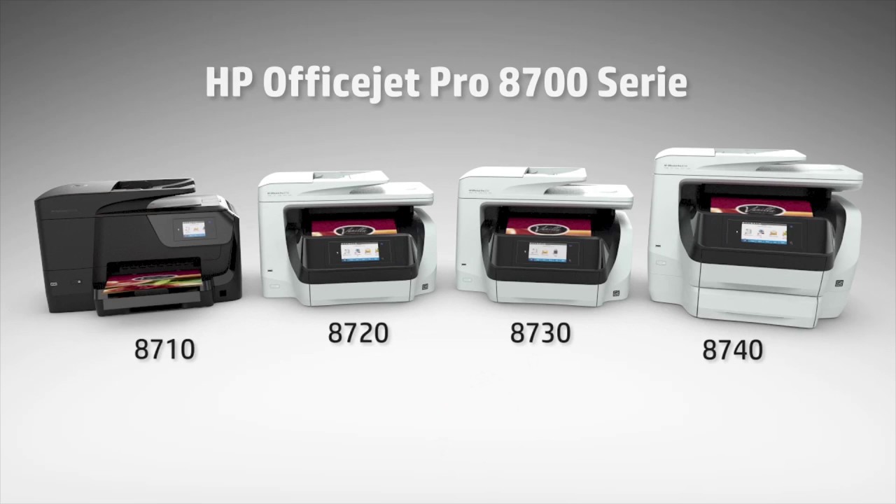 HP OfficeJet 8700 Serie