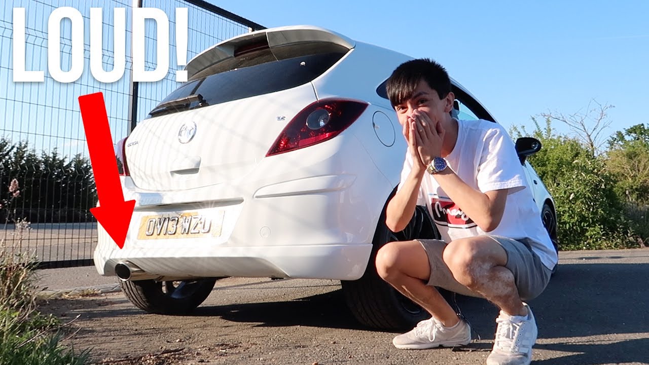 УСТАНАВЛИВАЮ НОВУЮ ВЫХЛОПНУЮ СИСТЕМУ НА МОЙ VAUXHALL CORSA!