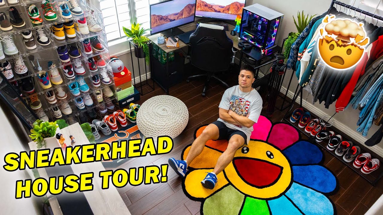 SNEAKERHEAD HOUSE TOUR 2022! *Common Hype Home Tour / Коллекция кроссовок*