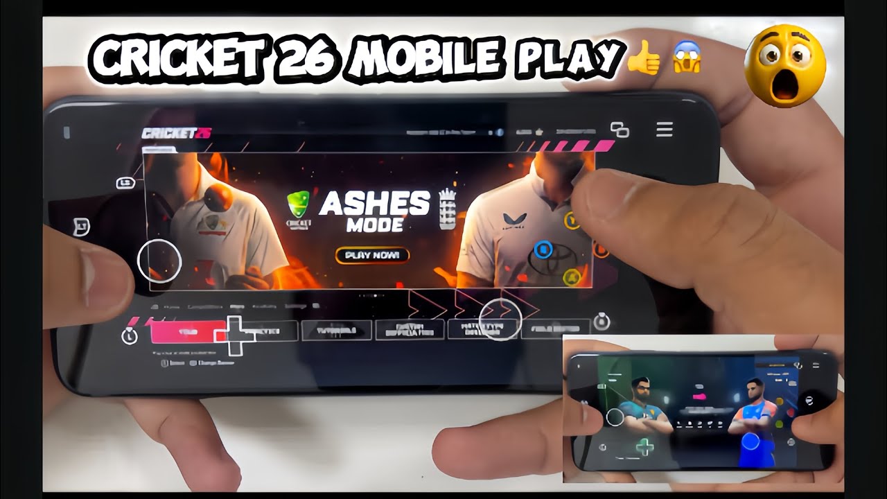 How to play cricket 26 game on mobile👍😱😳#cricket26 mobile par kasy khely#subscribemychannel #