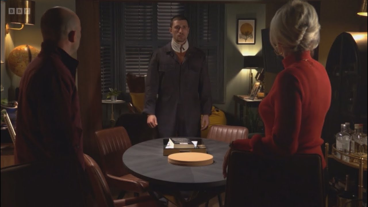 Eastenders harry tells teddy the truth about him not being Barney’s dad and that Zack is scene